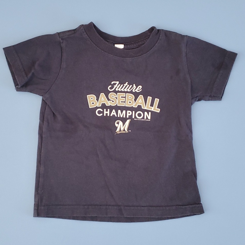 Milwaukee Brewers short-sleeve shirt, size 12 mos